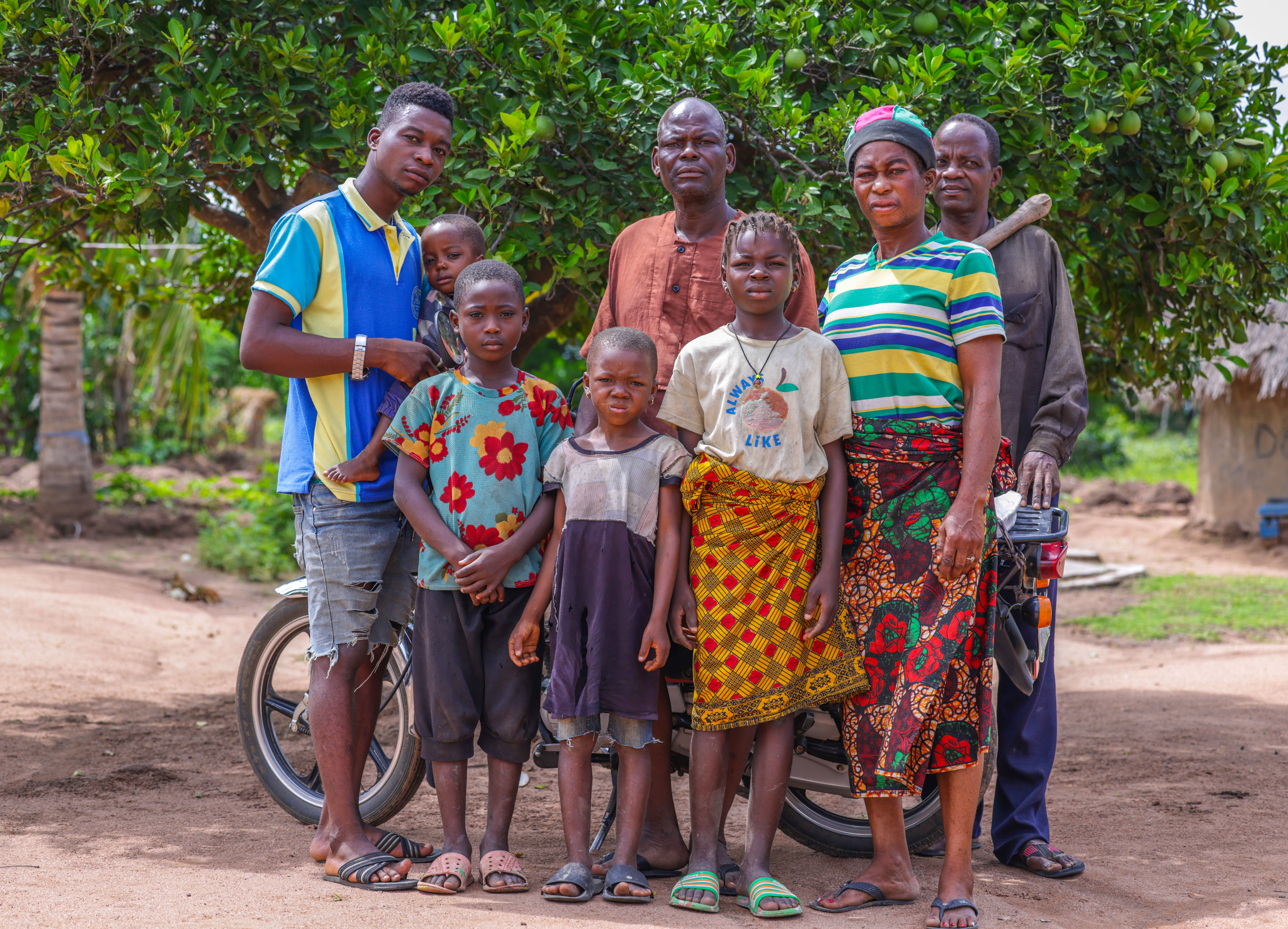 Akaa Saaondo and his family.